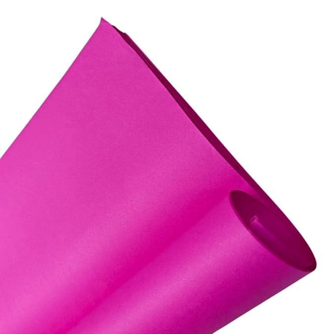 Image of SEJASCOLLECTIONS | Pack of 20 | Dark Pink, Bright, A1, BIG / FULL Size, Pastel Sheets / Chart Paper, Used in art and craft, collage, projects, posters etc. Plain / Unrulled, Size: 70x56 centimeters, 200 GSM thickness.