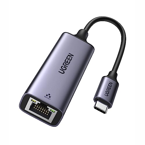 UGREEN Adaptateur USB C Ethernet Gigabit Thunderbolt vers RJ45 Réseau
