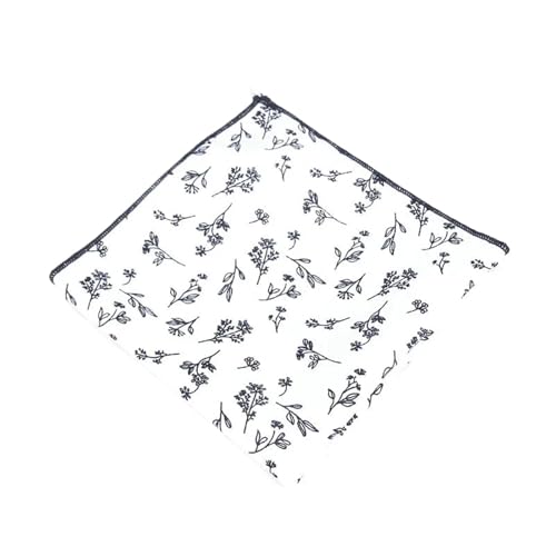 Pañuelos de bolsillo para hombre y mujer con estampado floral para chaquetas y trajes de gala 4