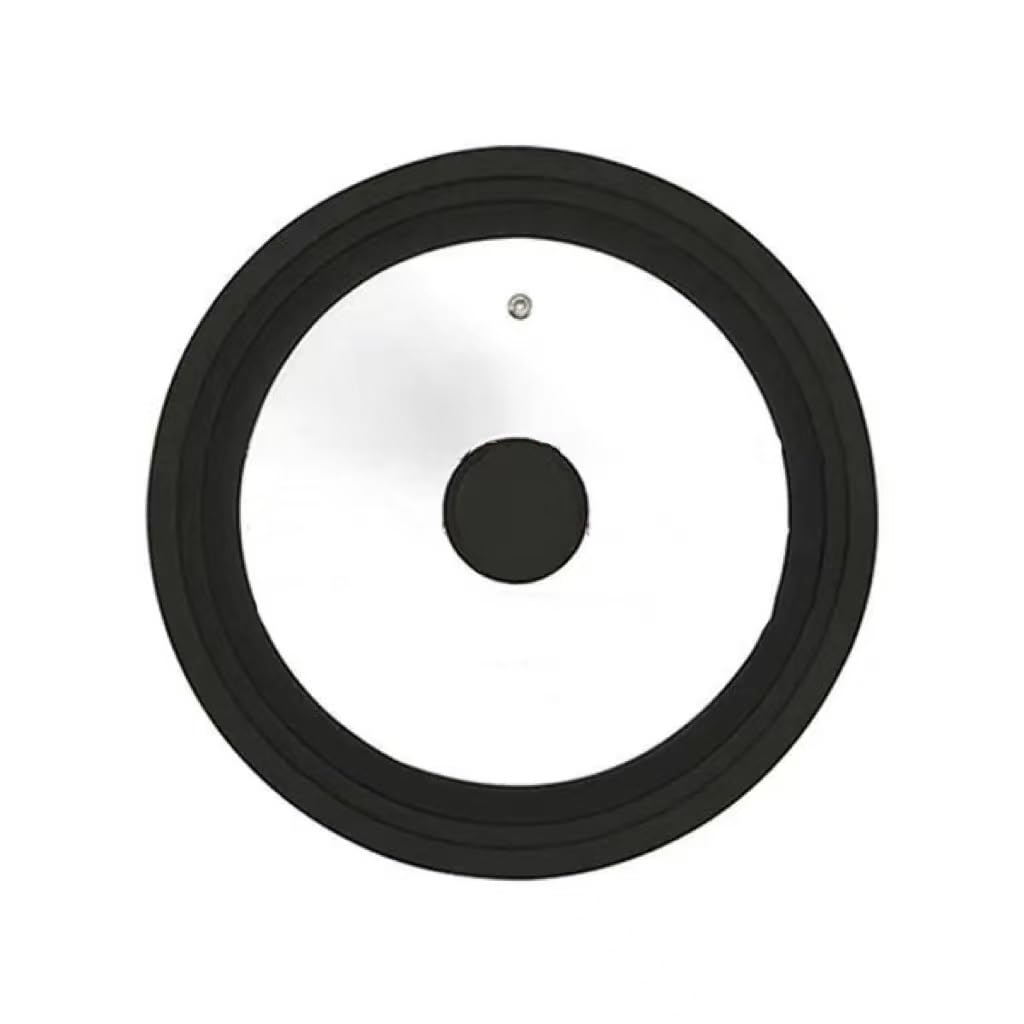Coperchio Universale,Coperchi Pentole Coperchi for pentole Coperchio in vetro rinforzato Pentole Coperchio for pentole Coperchio for wok visibile Coperchio for padella for uso domestico(Red 11in-12in-