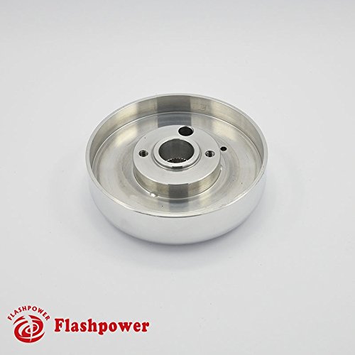 Flashpower 3 bolt Steering Wheel Hub Adapter Boss Kit Polished Compatible with GM Chevrolet GMC 60-69
