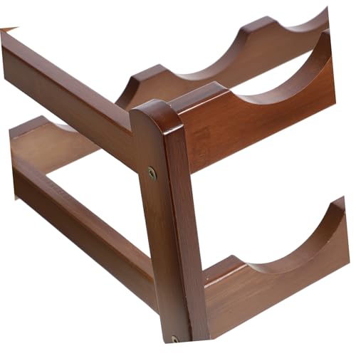 Soporte para botellas de vino Unomor de bambú miniatura 4