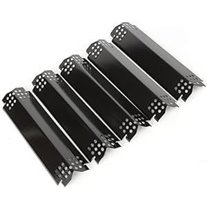 Apromise Grill Replacement Parts for Nexgrill – 14.6 Inch Grill Burner Covers | Grill Heat Plates Shield for Nexgrill 720-0830H | 5 Burner 720-0888,720-0888N, 6 Burner 720-0896B, 720-0898, 5-Pack