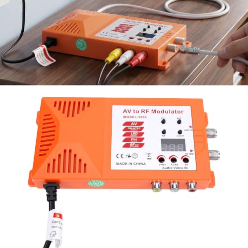 Convertidor AV a Coaxial con interruptor de canal para estabilizar imagen de videoconsolas 6
