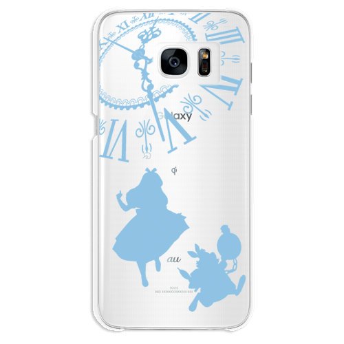 Amazon Galaxy S9 ケース アリス ラビット 時計 10 ライトブルー クリアケース ハードケース 薄型 ギャラクシー Galaxy S9 サムスン Samsung ケース カバー 通販