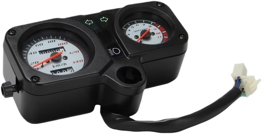 Motorcycle Speedometer Motorcycle Tachometer Gear Gauge Tachometer for QM200GY GXT200 DR200 Dual Odometer Tachometer Panel