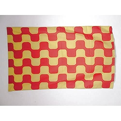 AZ FLAG, Tarragona Flag, 3x5 Ft, city of Tarragona Banner with Sleeve, 100% Polyester, Fade Resistant, Vivid Colors