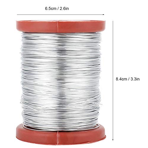 1 Rolle 0,5 mm Bienenwabe Frame Wire Eisen / Edelstahl Draht Imkerei liefert Bienenstöcke Frames Tool MEHRWEG VERPACKUNG… – Bild 3