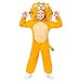 amscan 9908795 - Kinder All In One Löwenkostüm Tierkostüm Zoo Weltbuchtag Woche Mädchen Jungen Outfit (Alter 4-6 Jahre)