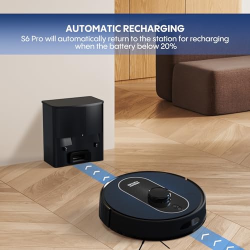 Image of Robot Vacuum and Mop Self Emptying, 5000Pa Suction, LiDAR Navigation, Smart Obstacle Avoidance, Home Mapping, No-Go Zone, 60-Day Hands-Free Cleaning, Idear for Homes with Pets, Carpet & Hard Floors