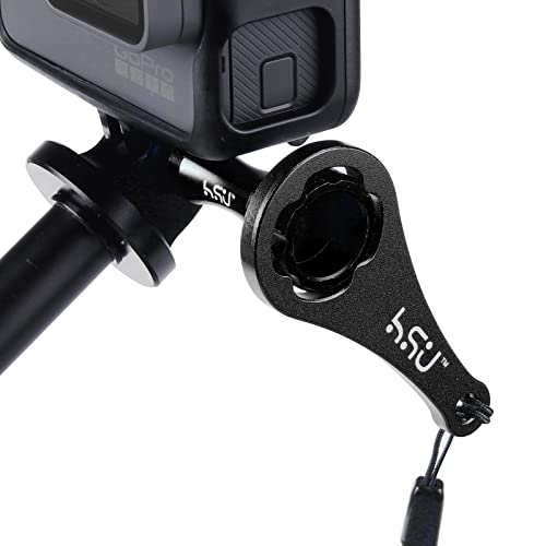Hsu Aluminum Thumbscrew Set + Wrench For Gopro Session,Hero 11, 10, 9, 8, 7, 6, 5, 4, 3, Akaso Campark And Other Action Cameras (Black,3Pcs) #TOP2