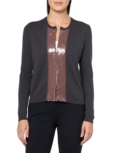 NIC+ZOE womens Sequin Trimmed Cardigan