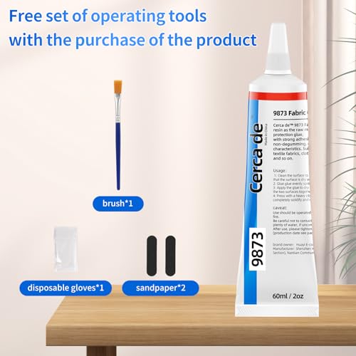 Fabric Glue,Mighty mend Liquid Stitch Fabric Adhesive,Permanent,Clear,Strong, Waterproof for Repair and Patches, Clothes, Clothing Bonding 2oz。 - Image 3