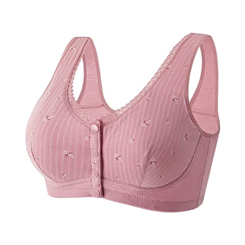 Smidow YEOREO SPORTS BRA Check Order Status Mastectomy Breast Form Prosthesis Bra Insert Pads Women'S Cute Daily Bra Front Closure Easy Close Sports Bras Wireless Push Up Bra Comfort Everyday Sleep Bras Teen Girl Pink 2Xl cover