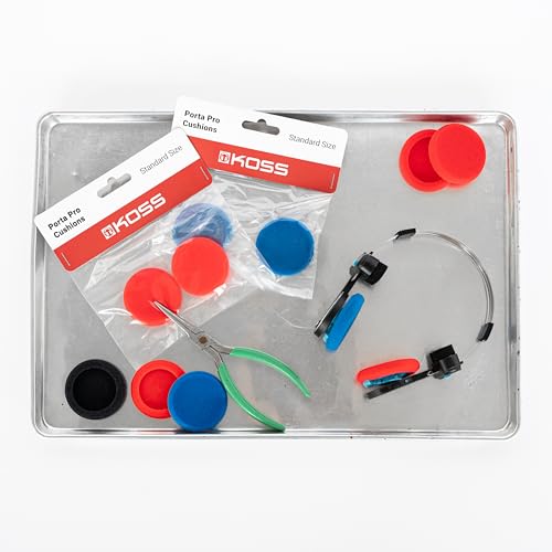 Image of Koss Official Standard Sized Replacement Cushion Earpads for Porta Pro, KPH40 Utility and KSC75 Headphones, Yellow