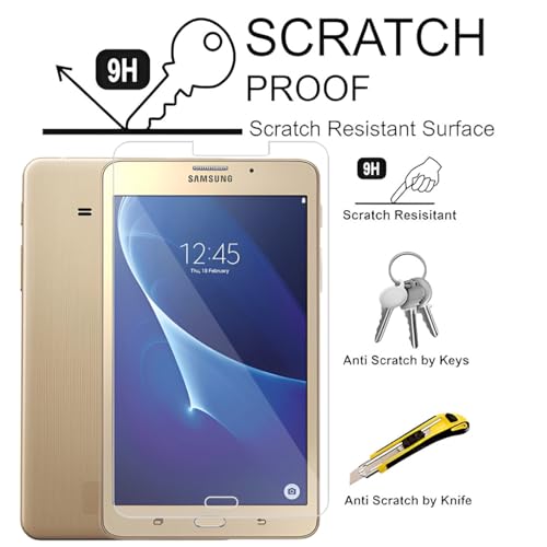 Image of Tempered Glass Screen Guard For Samsung Galaxy Tab A 7.0 7 inch Inch Smartphone (J Max /Sm T280 / T285) - Pack Of 1