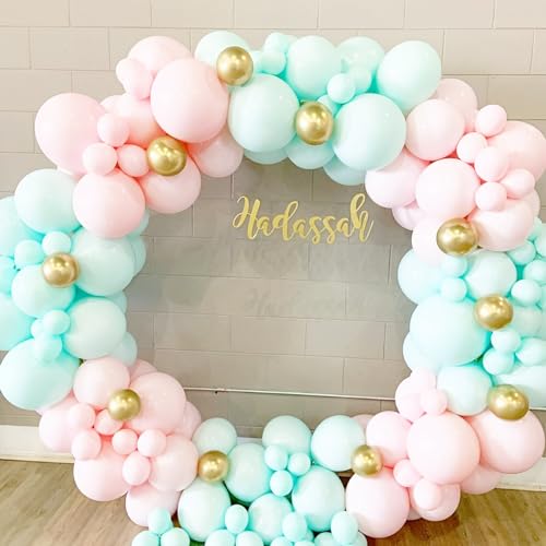 Image of Voircoloria Mint Green Balloons, 66pack 12inch Pastel Green Latex Party Balloons for Graduation, Easter, Wedding, Birthday, Bridal Shower, Rainbow Party, Baby Shower, Anniversary Party Decorations