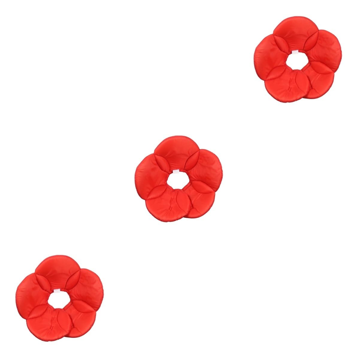 Colliers pour chien avec motif éponge fleur YARNOW lot de 3 rouge