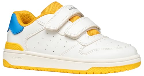 Geox J Washiba Boy A   Zapatillas Deportivas, Color Blanco/Azul y Azul, Talla 24 EU