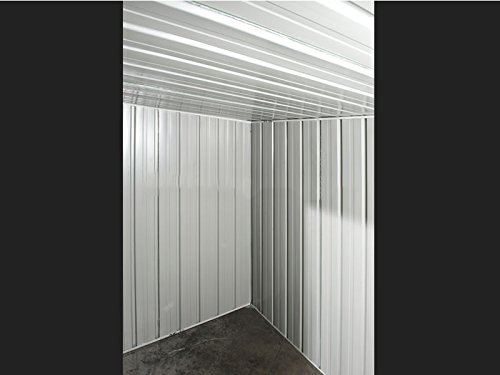 Notek Box in Acciaio Zincato Casetta da Giardino in Lamiera 3.45 x 1.86 m x h1.92 m - 98 kg – 6 Metri Quadri – Verde