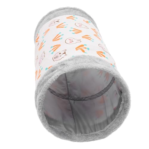 ORFOFE 小動物用折りたたみネル おもちゃ うさぎ ネル仕様 屋内外対応 折り畳み簡単 コンパクト収納 リラックスできるペット通路