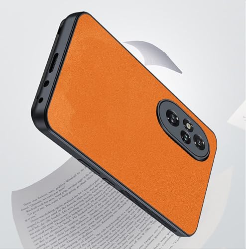 GIOPUEY Case Compatible with HONOR 200 Pro, PU leather + Hard PC Cover, Special Leather Texture Phone Case, Anti-Fingerprint - Image 4