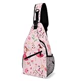 Bolsa cruzada ligera de ballet para niñas, bolsa de viaje, senderismo, bolsa de pecho para hombres y mujeres, Estilo:, 38x20cm