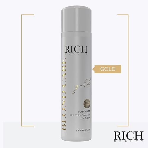 Miniatura 3 de Mascarilla morada de depósito de oro para neutralizar los tonos amarillos | Tonos rubio y plateado | Para cabello teñido