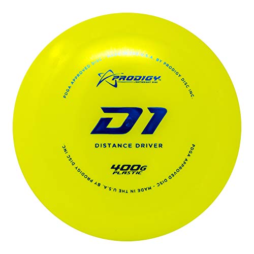 Prodigy Disc 400G D1 Driver | Overstable Disc Golf Distance Driver | Extremely Durable | Great for in The Wind | Colors May Vary (170-174g)