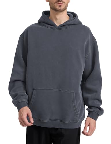 Image of Hatant Oversized Hoodie Sweatshirts for Men Couples Heavyweight Hoodies Pullover Vintage Mens Acid Wash Sweaters Clothes 2026