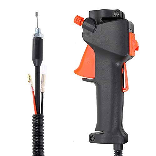 Throttle Cable for Lawnmower Universal Switch Handle Set for Electric Petrol Lawnmowers