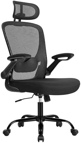 SONGMICS ergonomiczne krzesło biurowe, krzesło biurowe, krzesło obrotow...