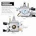 Dalom FS250 Carburetor for Stihl FS120 FS200 FS 250 FS300 String Trimmer Weed Eater Replace 4134 120 0603 with 4134 400 1301 Ignition Coil