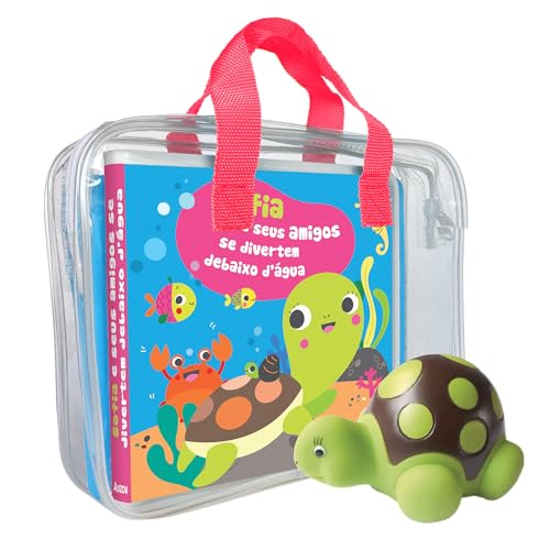 Sofia e seus amigos se divertem debaixo d’água: