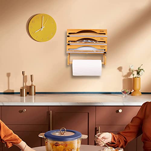 SFITVE Dispenser di Fogli di Alluminio 4 in 1 con