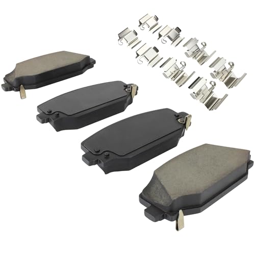 Image of QUALITY-BUILT Rear Ceramic Brake Pads, Premium 1001-2411C, Compatible with 2021-2023 Jeep (Grand Cherokee,Grand Cherokee L)