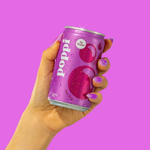 Poppi Prebiotic Soda, Doc Pop, 7.5 Fl Oz Mini Can, 24 Pack - image 5