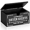 Dryer sheet holder black dryer sheet container with lidwooden laundry room organization and storagerustic farmhouse dryer sheet dispenser for laundry room decorfabric softener containers  urban country home decor