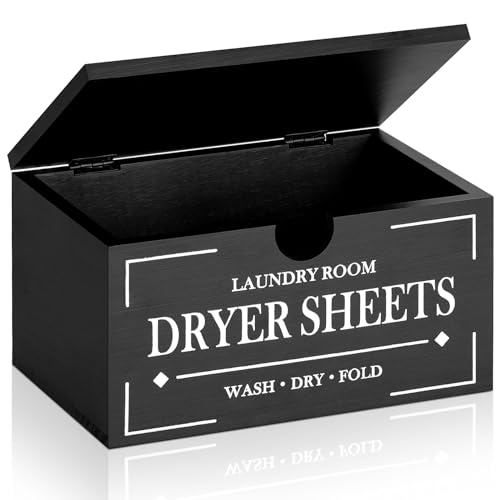 Dryersheetholderblackdryersheetcontainerwithlidwoodenlaundryroomorganizationandstoragerusticfarmhousedryersheetdispenserforlaundryroomdecorfabricsoftenercontainers Urban Country Home Decor Dryer sheet holder black dryer sheet container with lidwooden laundry room organization and storagerustic farmhouse dryer sheet dispenser for laundry room decorfabric softener containers urban country home decor