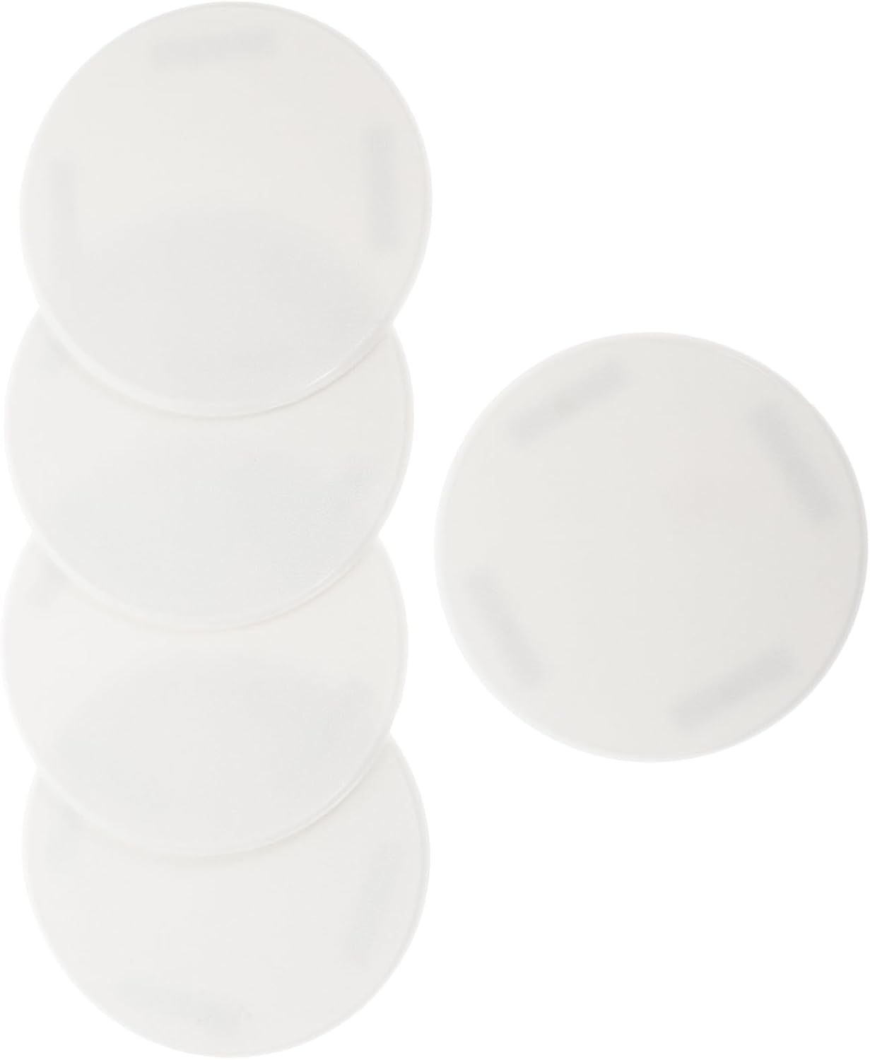 ARTIBETTER 25pcs Adhesive Door Bumpers Soft Wall Protectors for Doorknobs Slam Shock Pads Easy Installation for Bedrooms Bathrooms and Cabinets