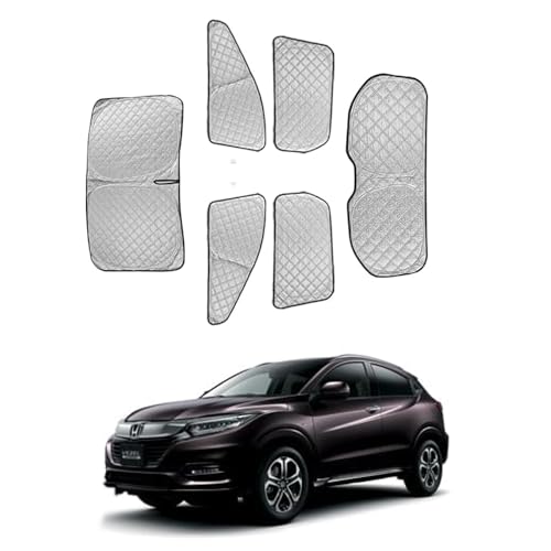 ヴェゼル RU系 RU1 RU2 RU3 RU4 サンシェード 車 遮光シェード プライバシー保護 車窓日よけ 車中泊グッズ 断熱 仮眠 盗難防止 四季兼用 ヴェゼル RU系 RU1 RU2 RU3 RU4 日除け フルセット アウトドア 露天駐車 取付簡