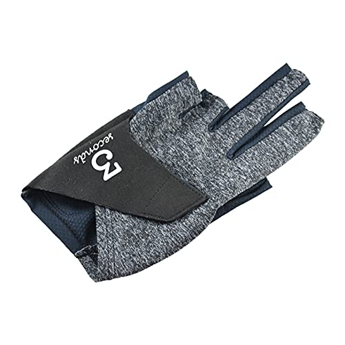 スリーセカンズ グローブ 5FG 3 seconds glove右利き用4枚 ビリヤードグローブ スリーセカンズ 5FG グローブ2 ブルー XS