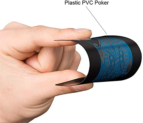Spielkarten,54 Blatt Professionelles Kartendeck Wasserdichter Kunststoff Pokerkarten Magic Poker Karten für Familienfeiern BBQ Gatherings – Bild 8