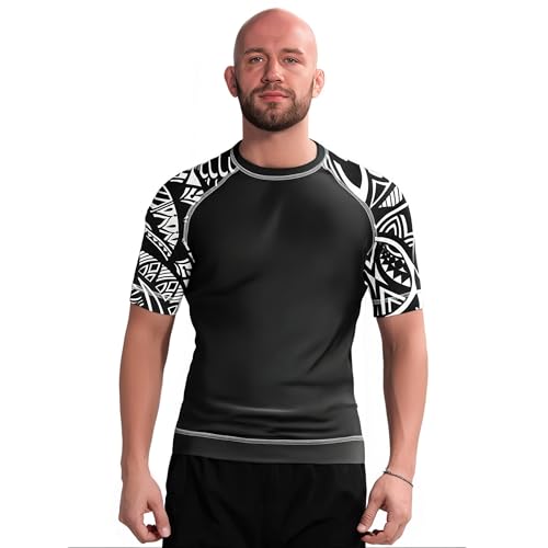 Men's Sleeve UPF 50+ Rash Guard Skins Compression UV Sun Protection Rashguard Water Sports Rash Guard4