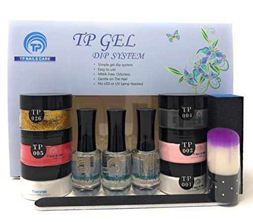 TP Gel Dip Powder Starter Kit. 1 oz. per jar.