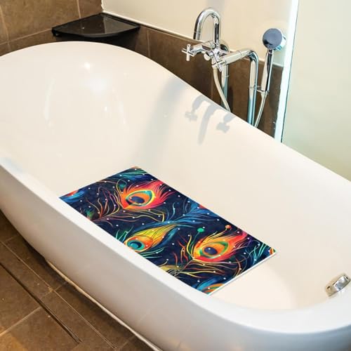 Alfombrilla de baño extralarga para evitar caídas con ventosas seguras 6
