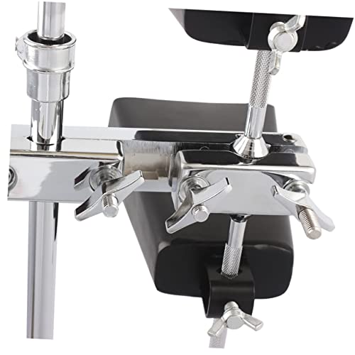 ibasenice Drum Cowbell Mount Clamp Clip para Batería Versátil Accesorio de Percusión Fácil de Instalar Diseño Resistente al Desgaste miniatura 7