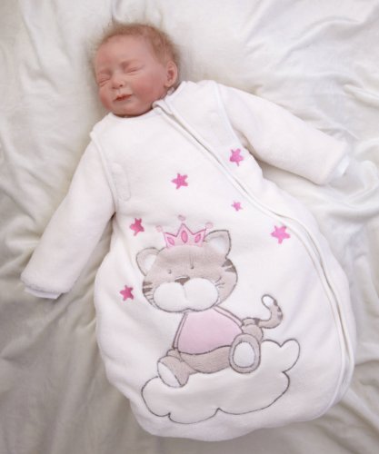 Jacky Jongens baby winter slaapzak kat, mouwloos, gewatteerd, leeftijd: 0-2 maanden, maat: 50/56, kleur: blauw, 350005… - Afbeelding 5