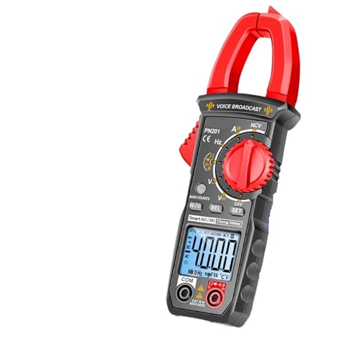 PN201 Pinza Amperimétrica Multímetro Digital Voltaje Resistencia Medidor de Corriente Ohm Auto-Rango 4000 Cuentas Multímetro miniatura 2