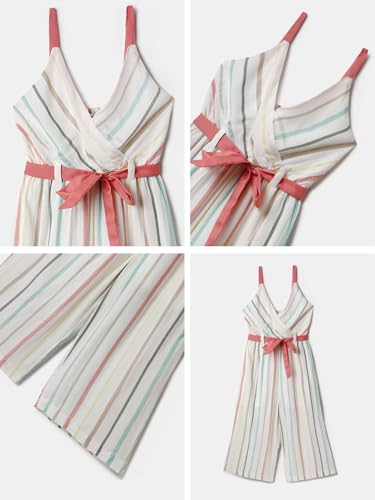 Image of Nautinati Girls Strappy Colourful Jumpsuit | Age 4-8 Years